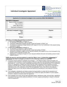 OHSU Institutional Review Board