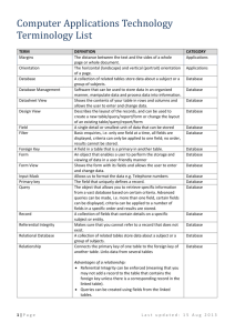 Terminology List with meanings - rttathk