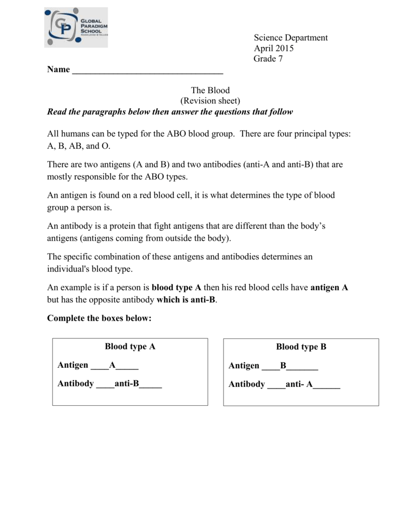 blood questions worksheet questions and answers pdf