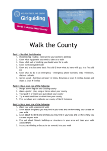 Walk the County Part 1 - Do all of the following Do some map