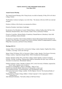 News-Sheet 2014 - Viking Society for Northern Research