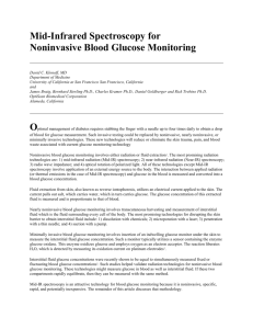Mid-Infrared Spectroscopy for Noninvasive Blood Glucose Monitoring