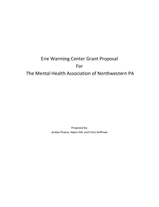 Erie Warming Center Grant Proposal