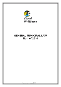 General Municipal Law 2015