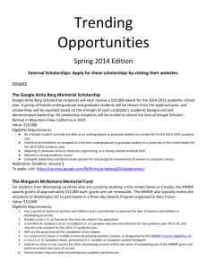 Trending Opportunities Spring 2014new .02(1)