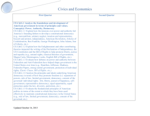 Civics and Economics October 17, 2013