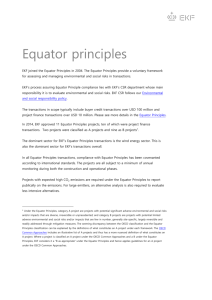 Equator Principles til ekf.dk