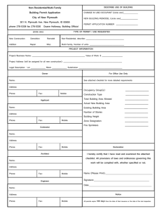 Building Permit Application - Non - Residential