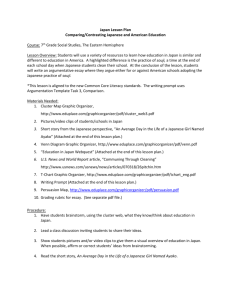 Comparing/Contrasting Japanese and American Education