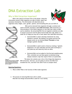 Chp11 - DNA Extraction Lab