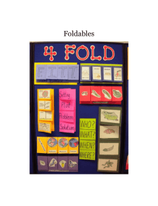 Foldables Handout