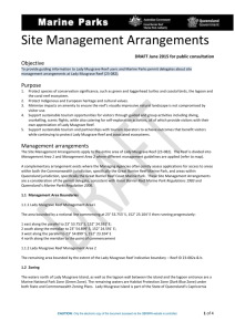 Lady Musgrave Reef Site Management Arrangements_FINAL