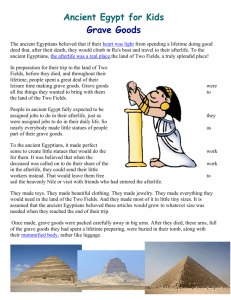 Pyramids and Grave Goods