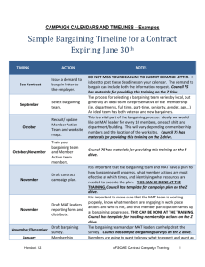 Contract Timeline Samples