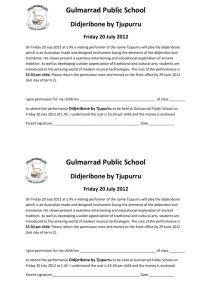 Gulmarrad Public School Didjeribone by Tjupurru Friday 20 July 2012