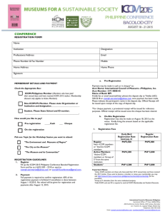 Registration Form - The International Council of Museums