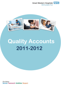 2011-12 - Annual Quality Account