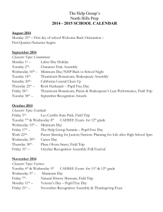 2014-15 Calendar - North Hills Prep School