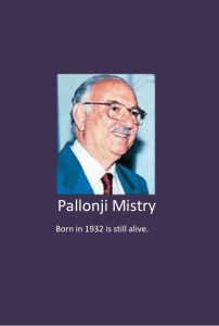 Pallonji Mistrys obituary