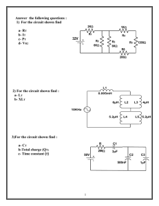 2- For the circuit shown find