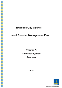 Chapter 7: Traffic Management Sub-plan