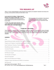 tpdc resource list - Tucson Postpartum Depression Coalition