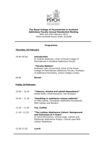 Thursday 26 February - Royal College of Psychiatrists