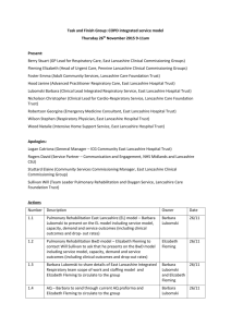 COPD T&F Decisions & Actions 261115