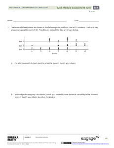 Mid-Module Assessment