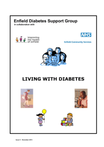 Enfield Diabetes Support Group Booklet