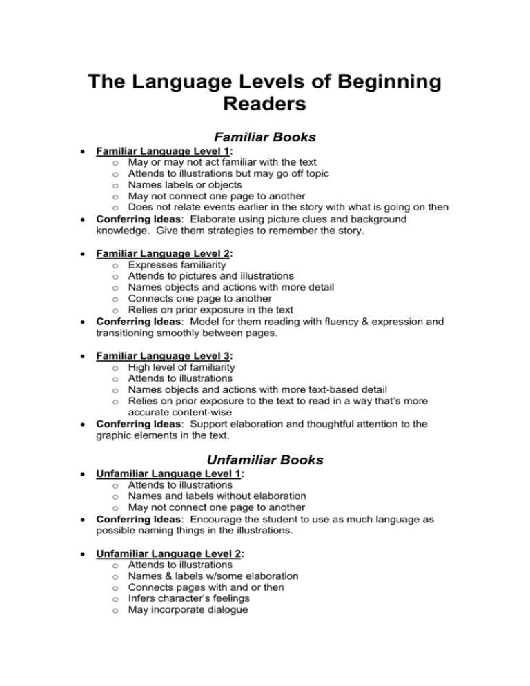 the-language-levels-of-beginning-readers-familiar