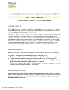 RFP ELR Faculty Fellowship - 2015-16