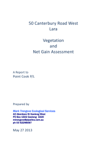 Vegetation and Net Gain Assessment - Final