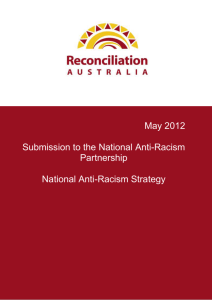 Reconciliation Australia - Racism. It Stops With Me