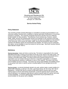 Housing and Residence Life - University of North Carolina Wilmington