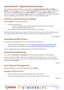 Social Network * AngularJS Practical Project