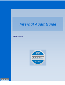 chapter 2 — auditing standards - AASHTO