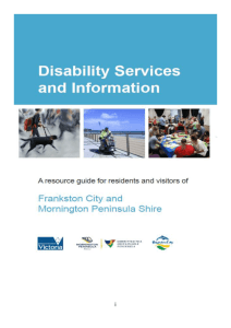Disability Services - Frankston City Council