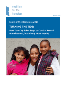 New York City Takes Steps to Combat Record Homelessness, but