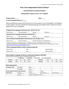 Form 20-Parent notification form in English