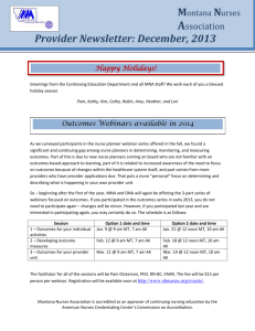 Provider Newsletter December 2013