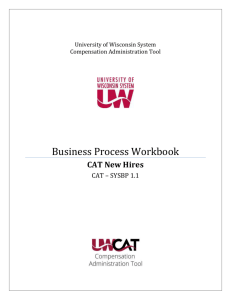 New Hires Business Process Workbook