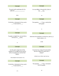 Math Knowledge Cards