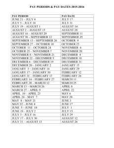 Pay Periods 2015-2016