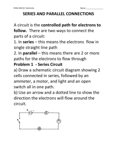 Problem 1 - Series Circuit - rosedalegrade9electricity