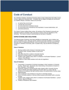 Code of Conduct - My Graceland Home