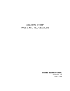 Medical Staff Rules & Regulations (DOC)