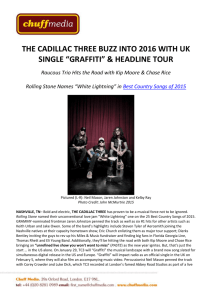 THE CADILLAC THREE BUZZ INTO 2016 WITH UK SINGLE