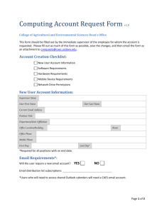 Computing Account Request Form v1.5