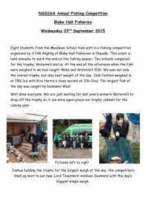 NSSSSA Annual Fishing Competition Newsletter September 2015